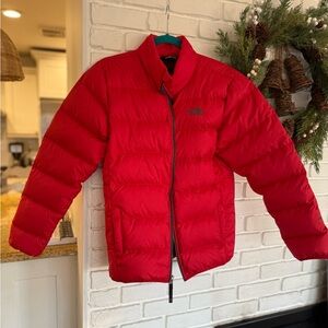 North Face Red Puffer